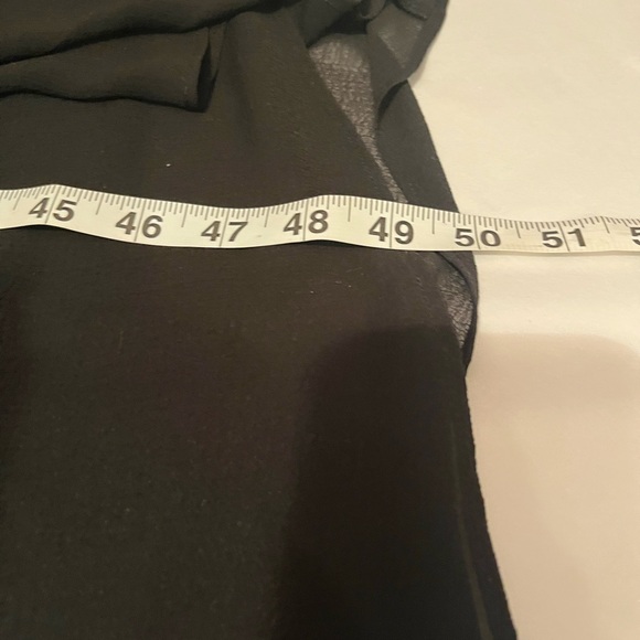 All Saints size 6 Ariya illusion midi dress in black - Picture 10 of 11